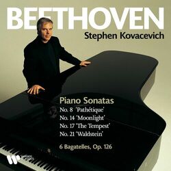 Cover of Beethoven: Piano Sonatas Nos. 8 "Pathétique", 14 "Moonlight", 17 "The Tempest", 21 "Waldstein" & Bagatelles, Op. 126
