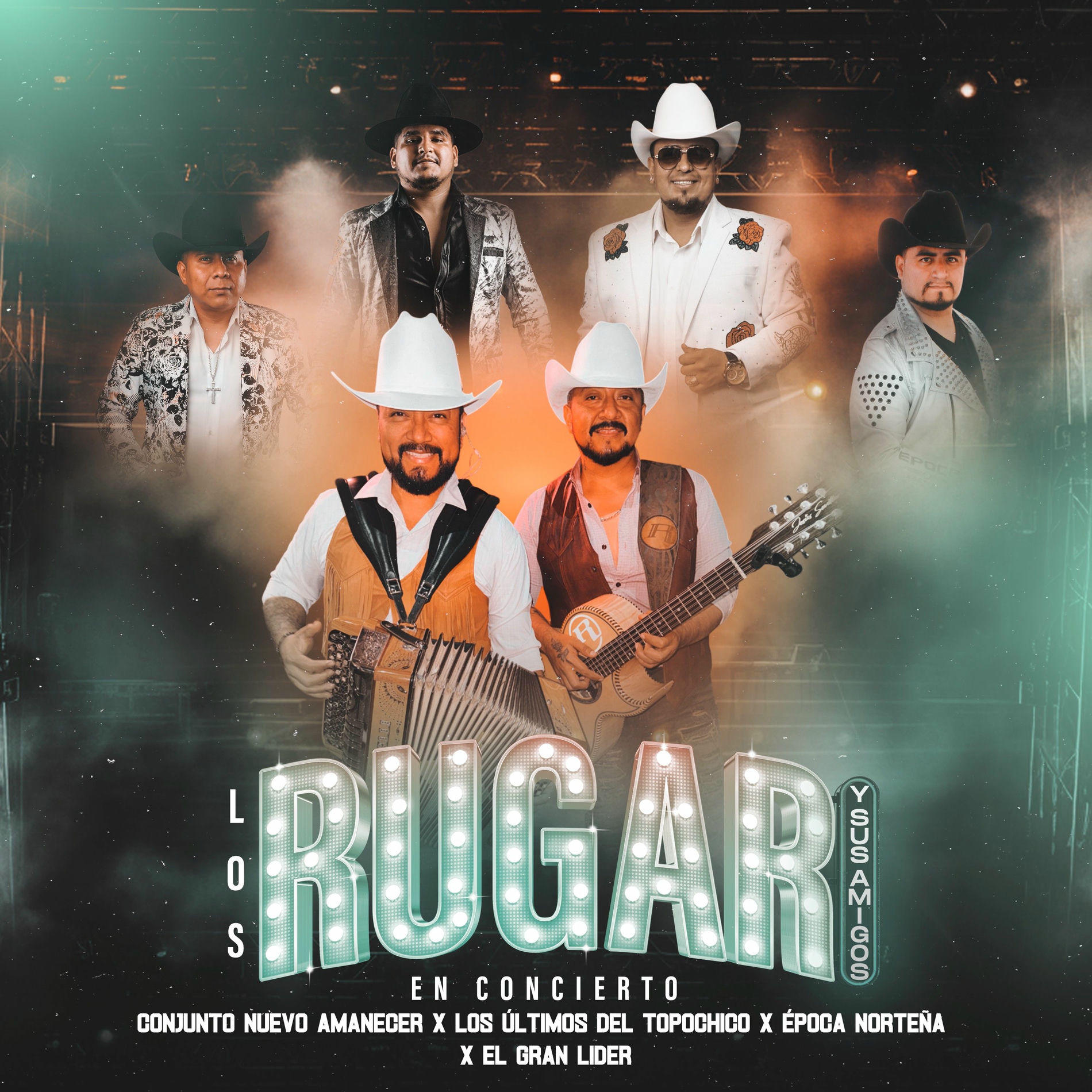 Album cover of Los Rugar Y Sus Amigos En Concierto (En Vivo)