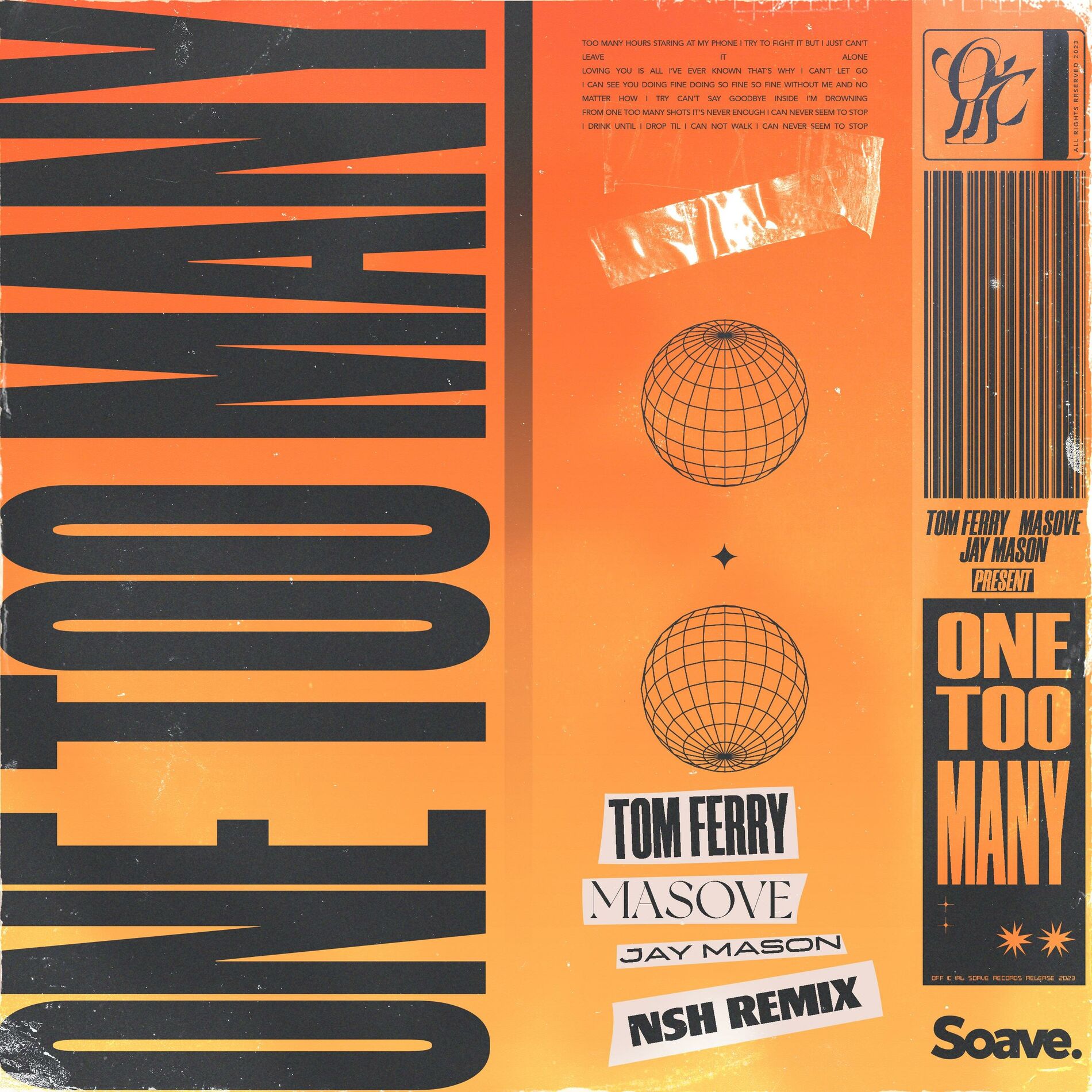 Album cover of One Too Many (feat. Jay Mason) [NSH Remix]