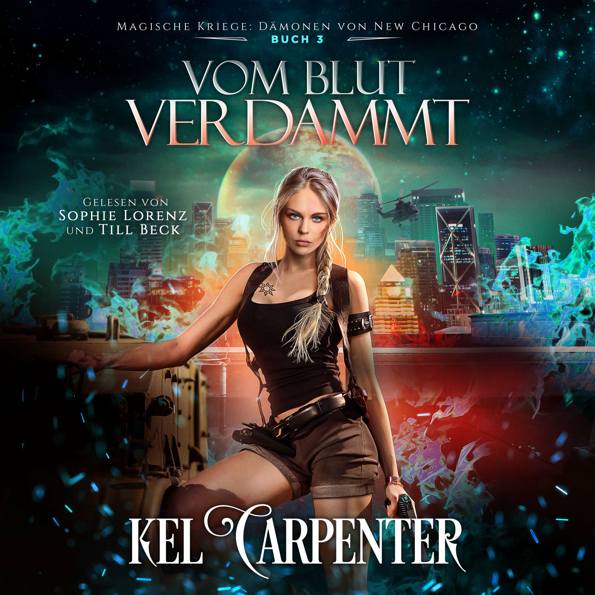Album picture of Magische Kriege 3: Vom Blut verdammt - Urban Fantasy Hörbuch