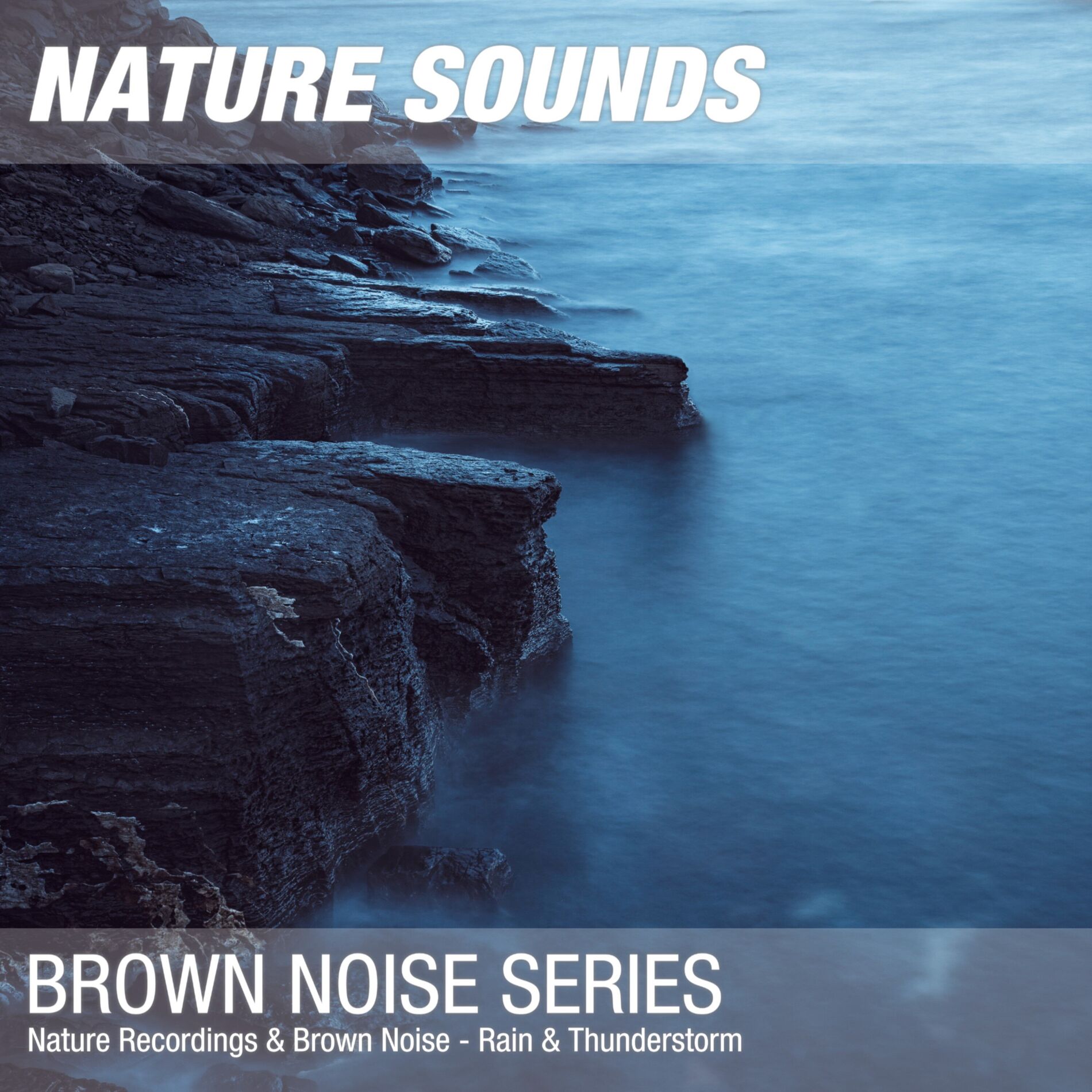 Album cover of Nature Sounds for Sleep & Relaxation (Light Rain & Thunder, brown noise) 14