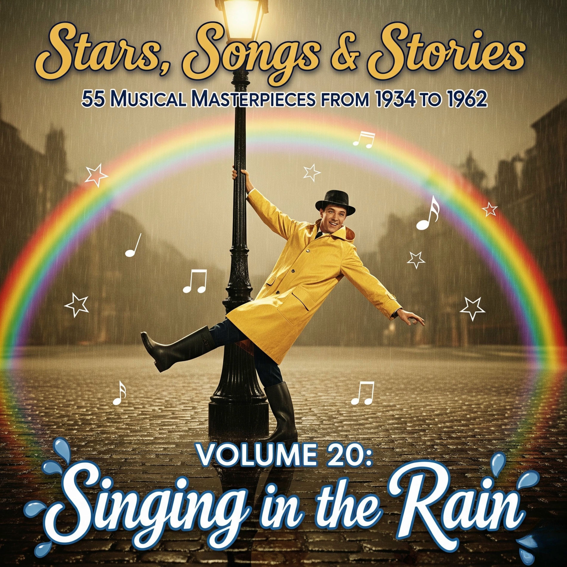 Album cover of Stars, Songs & Stories - 55 Musical Masterpieces from 1934 to 1962 - Volume 20: Singing in the Rain