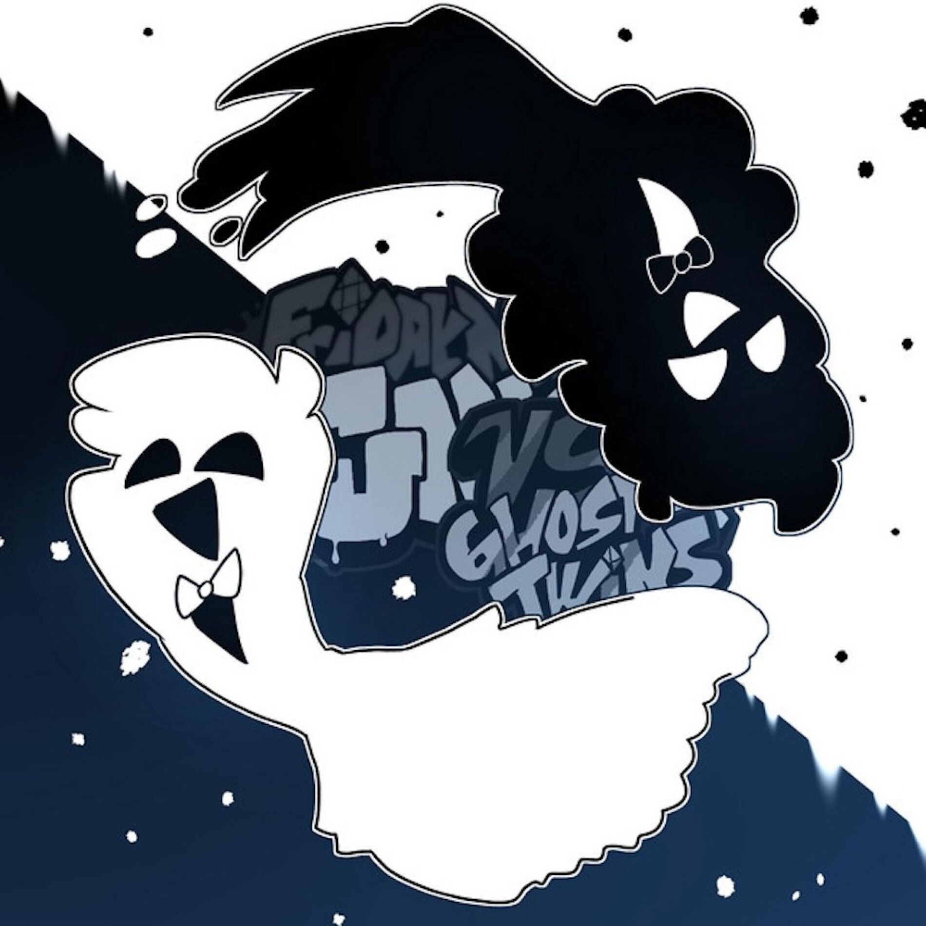 Album cover of Friday Night Funkin': Ghost Twins (Original Game Soundtrack)