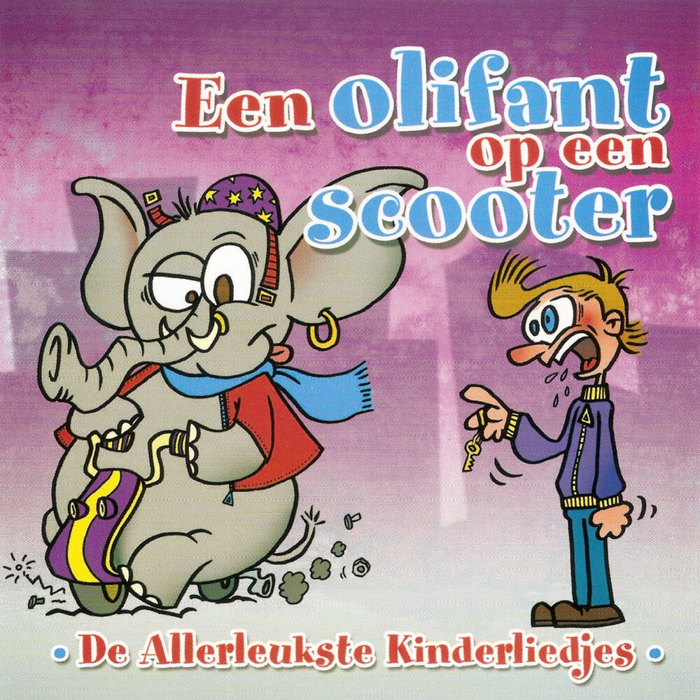 Picture of Een Olifant Op Een Scooter