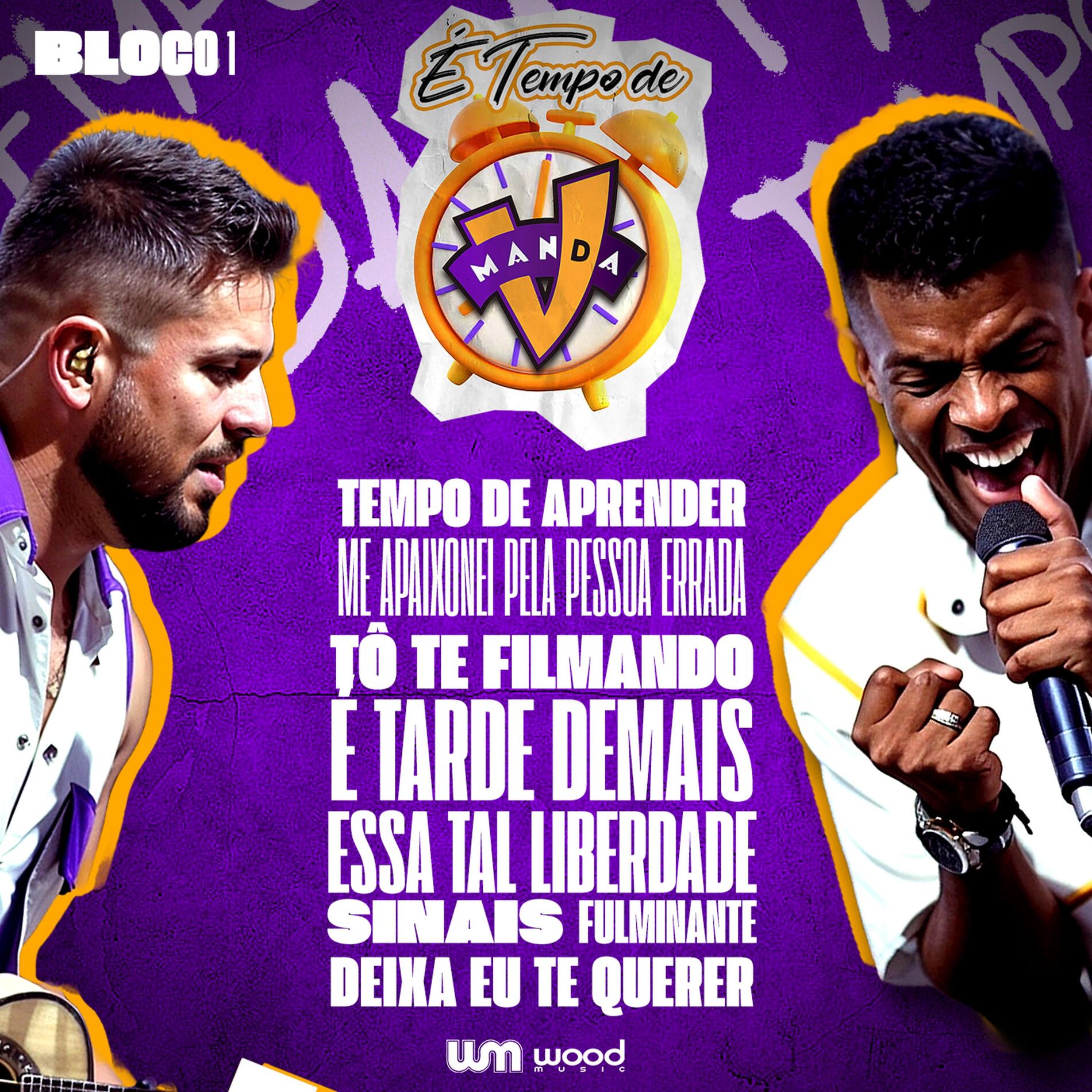 Album cover of É Tempo de Manda V: Tempo de Aprender / Me Apaixonei pela Pessoa Errada / Tô Te Filmando / É Tarde Demais / Essa Tal Liberdade / S