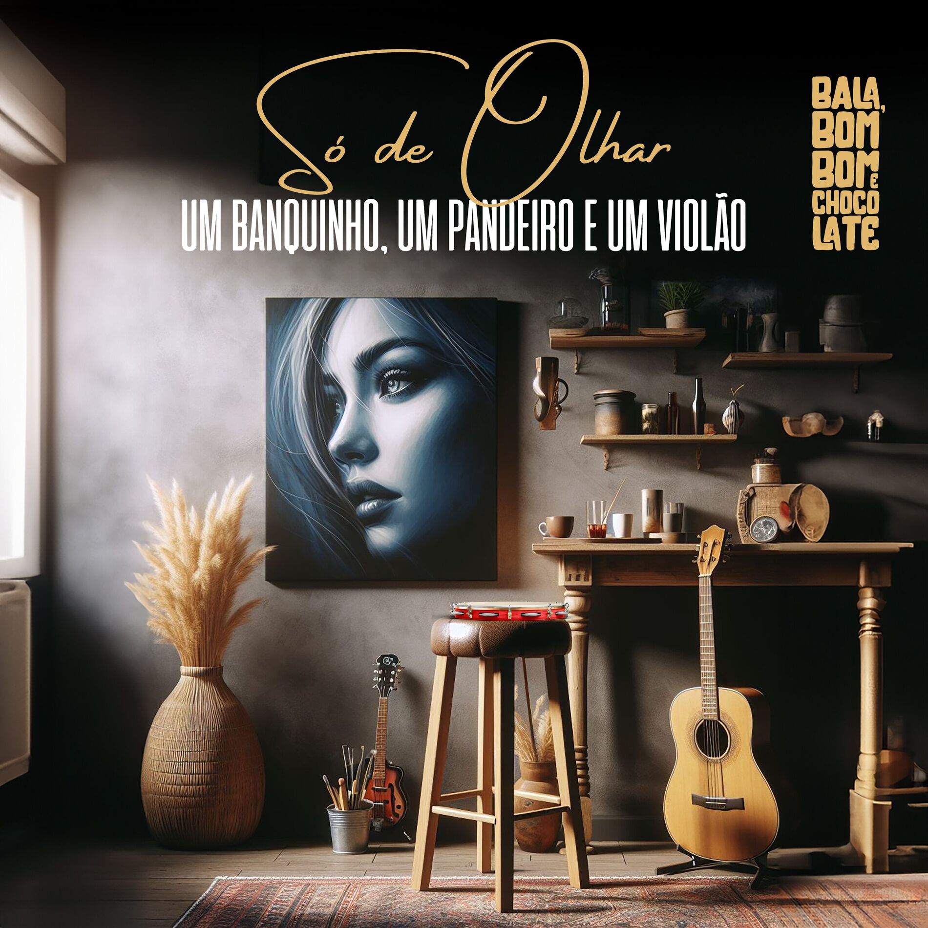 Album cover of Só de Olhar: Um Banquinho, um Pandeiro e um Violão