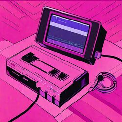 Cover of Nostalgic Nexus: Synthwave Interpretations Of Video Game Classics