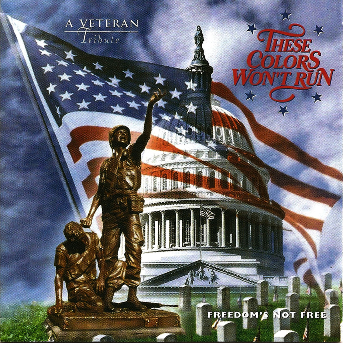 Album cover of A Veteran Tribute: These Colors Won't Run - Freedom's Not Free
