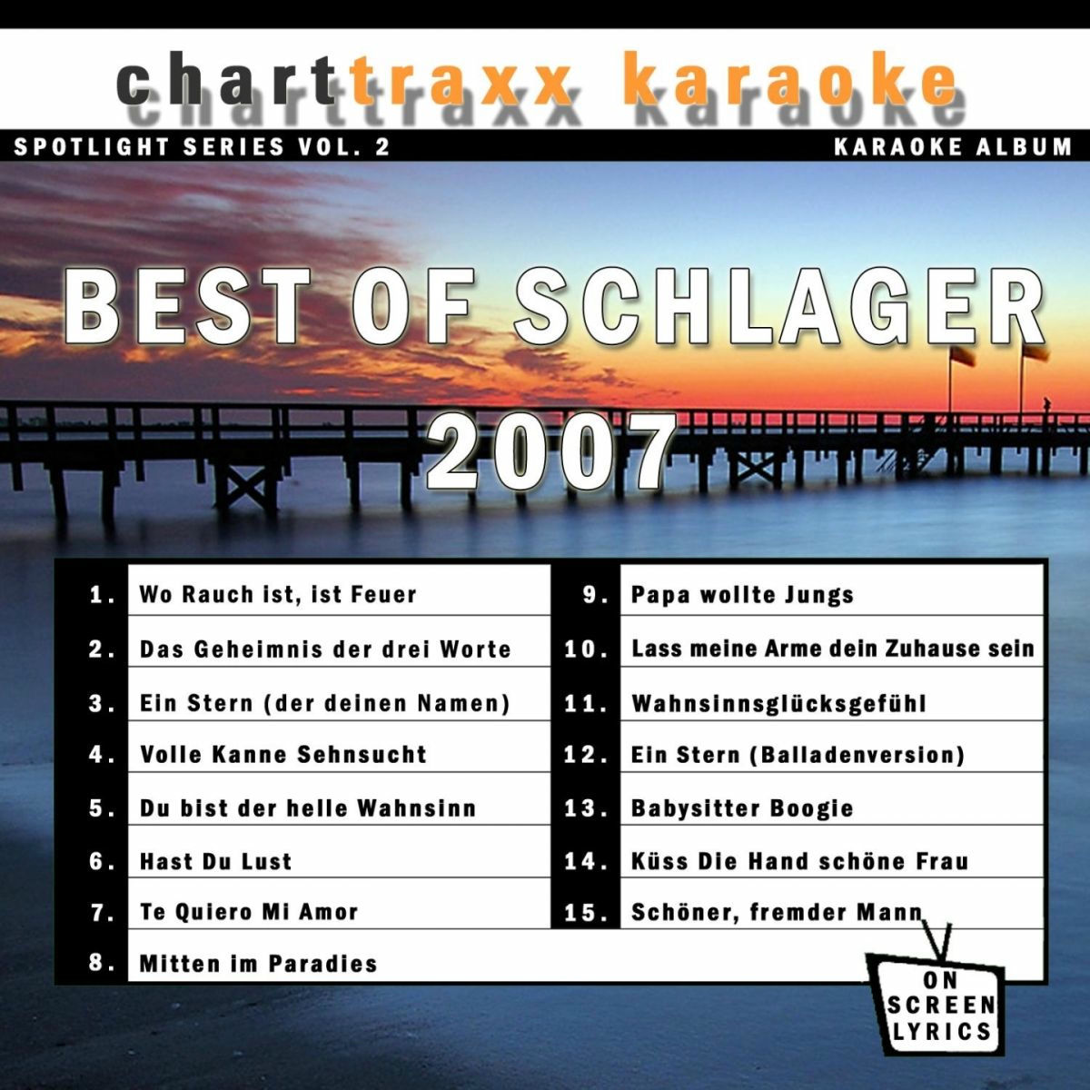 Album cover of Spotlight Karaoke, Vol. 2 (Best of Schlager 2007)