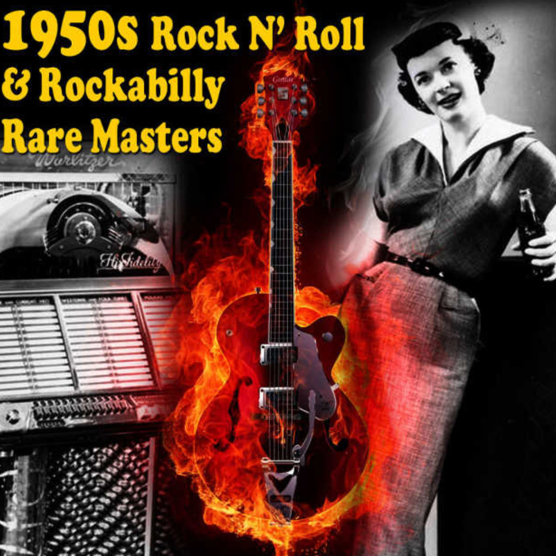 Album cover of 1950's Rock N' Roll & Rockabilly (Rare Masters)