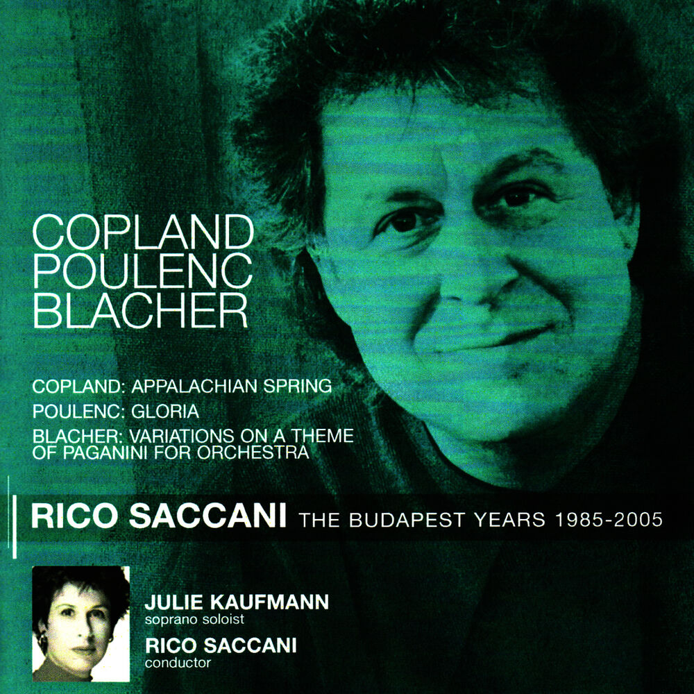 Picture of Copland: Appalachian Spring - Poulenc: Gloria - Blacher: Variations on a Theme of Paganini for Orchestra