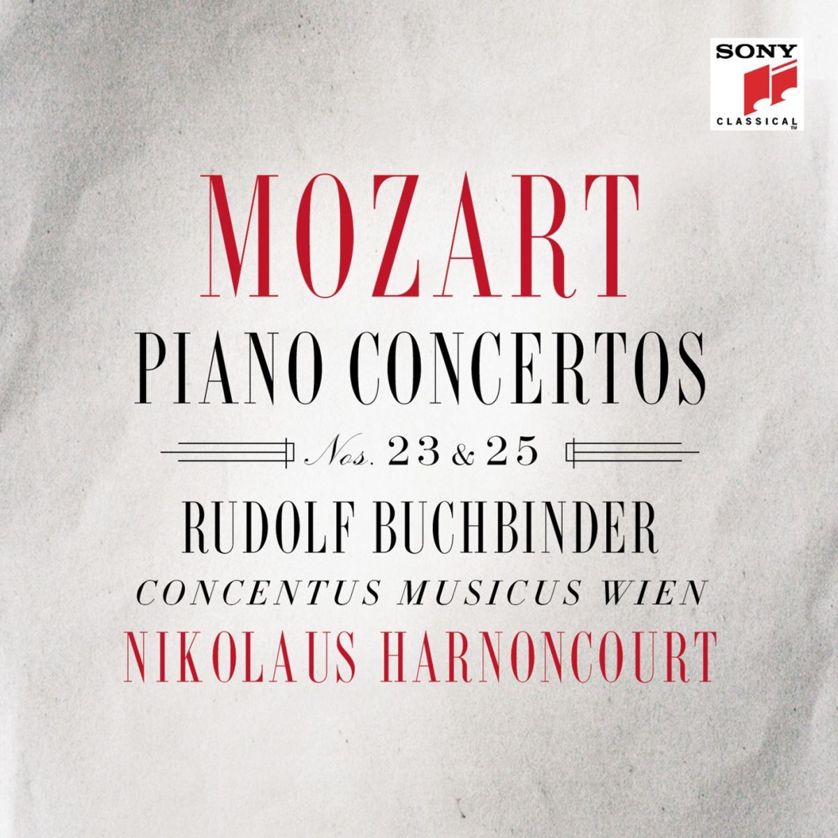 Album cover of Mozart: Piano Concertos Nos. 23 & 25