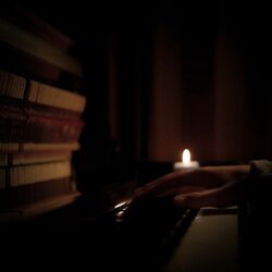 Cover of piano room