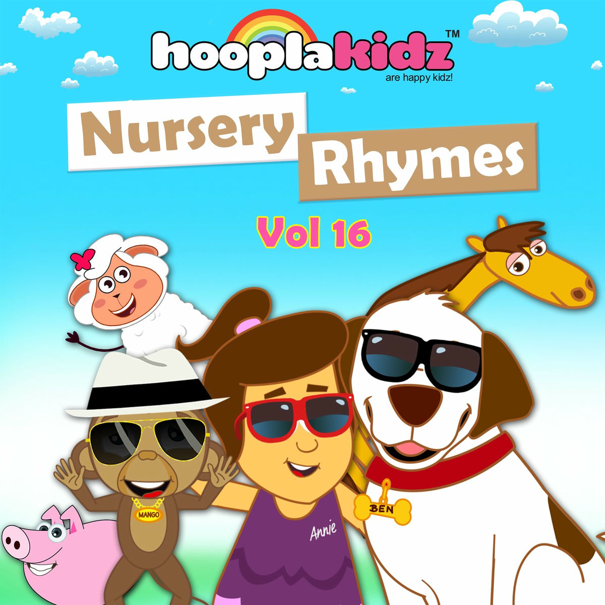 Album cover of Hooplakidz: Nursery Rhymes, Vol. 16