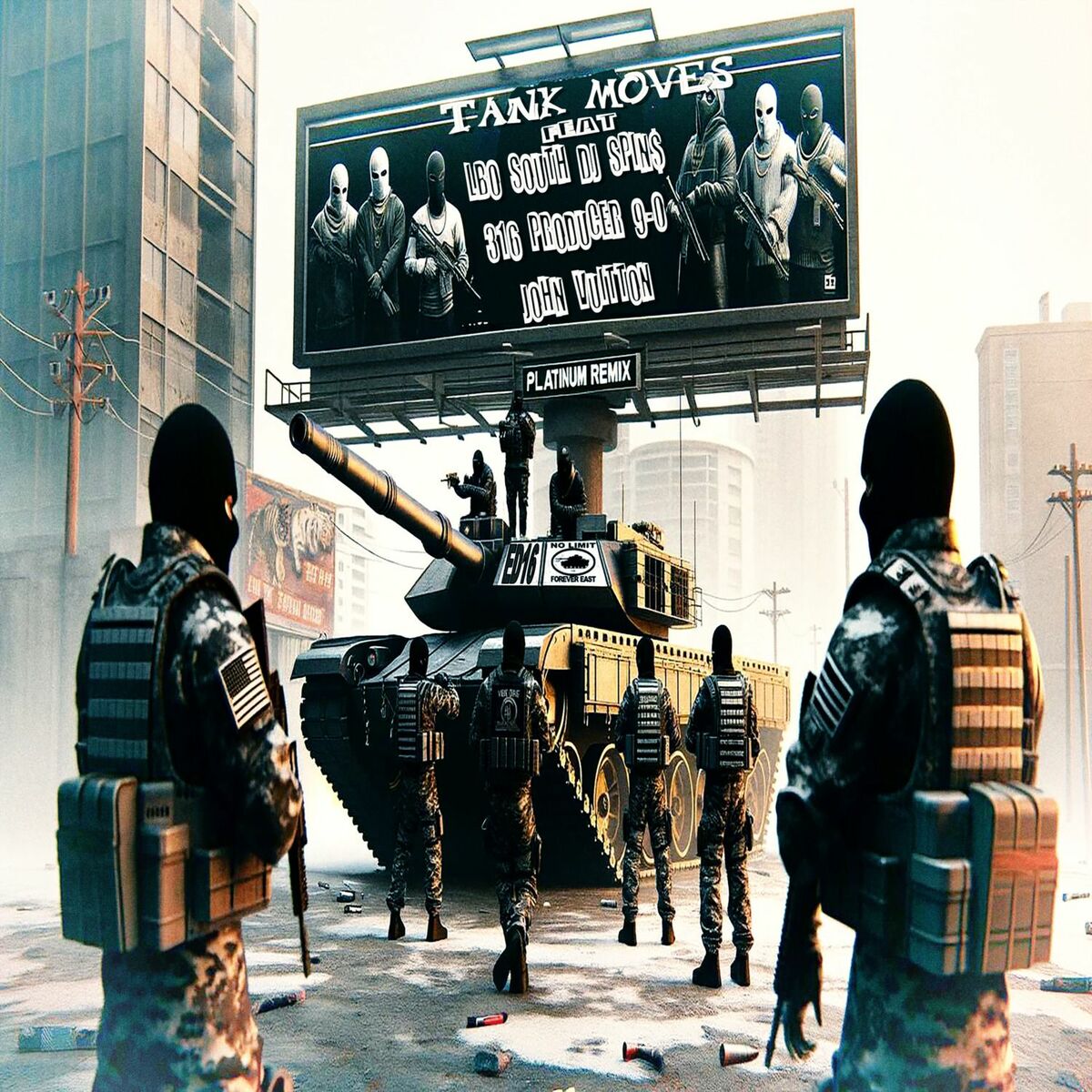 Album cover of Tank Moves (Platinum Remix)