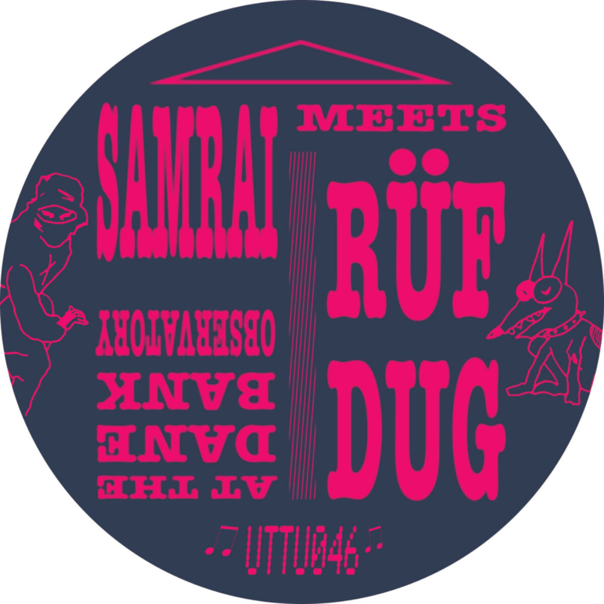 Album cover of Samrai Meets Ruf Dug at the Dane Bank Observatory