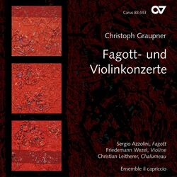 Cover of Christoph Graupner: Fagott- und Violinkonzerte