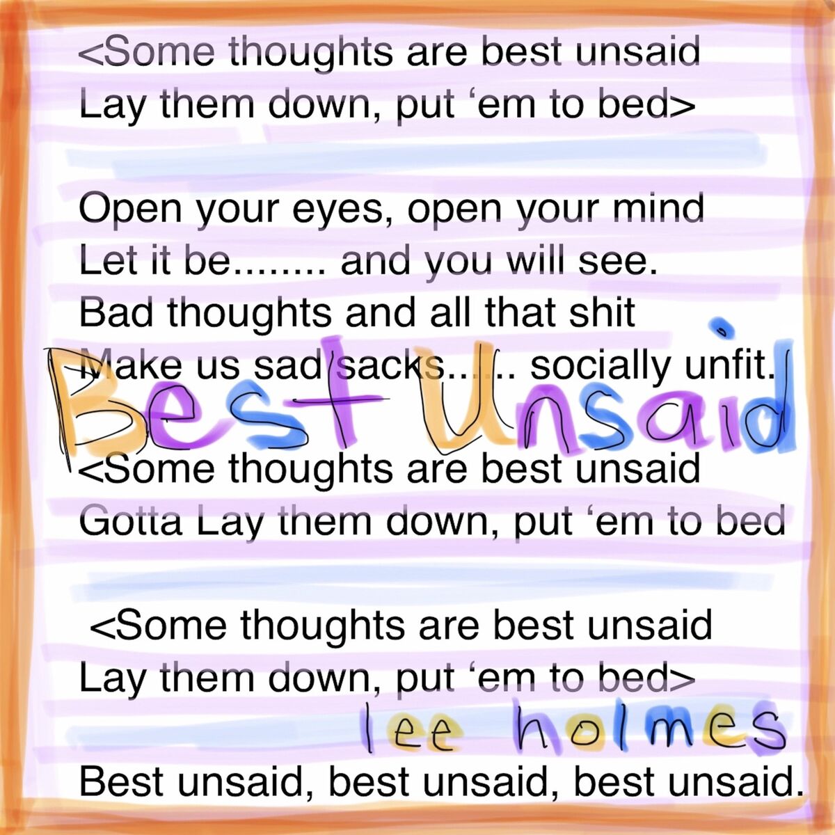 Album cover of Best Unsaid