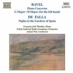 Cover of Ravel: Piano Concertos - De Falla: Nights in the Gardens of Spain