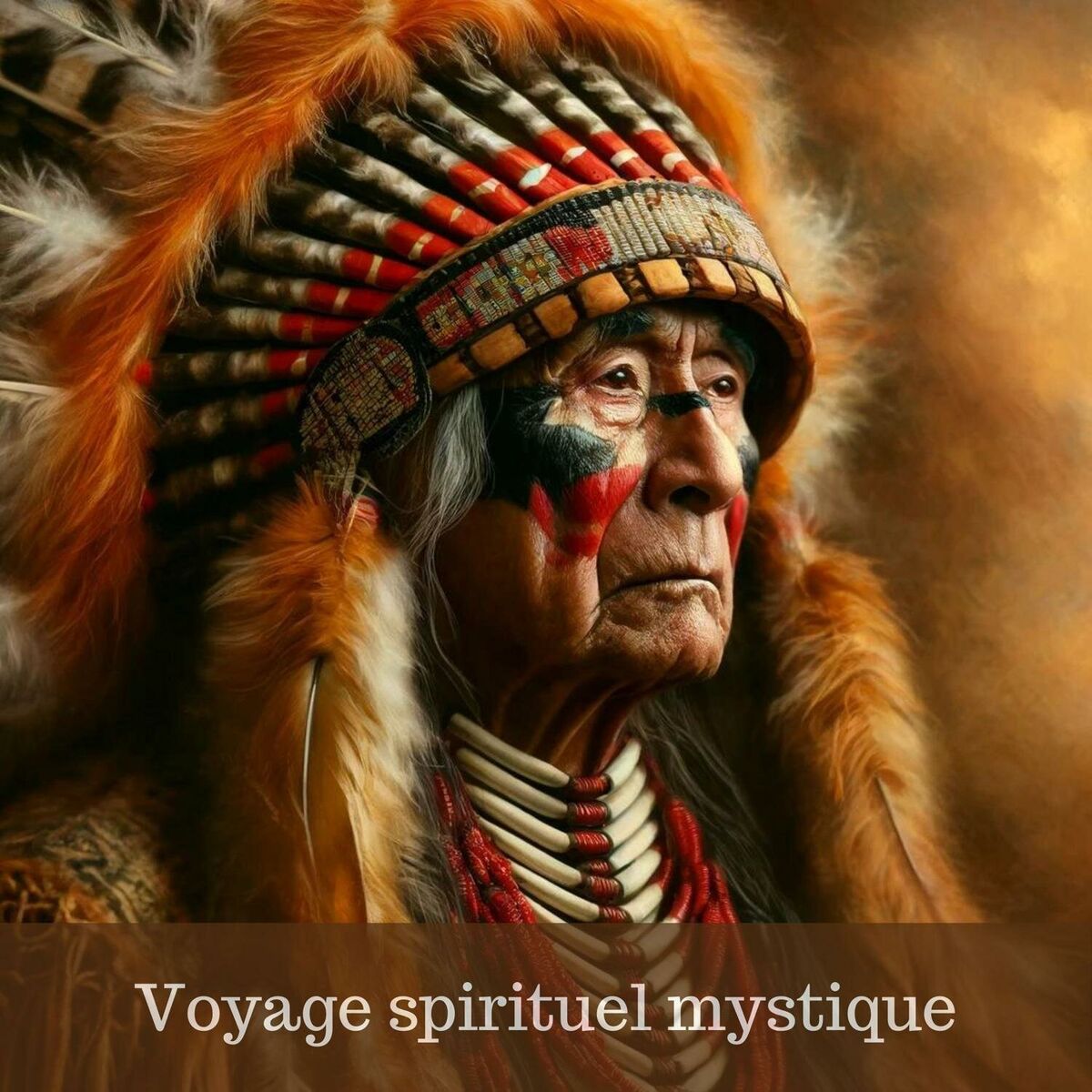 Album cover of Voyage spirituel mystique: Monde chamanique, Danse sacrée, Flûte et tambours autochtones, Découverte des nouveaux sens, Méditation