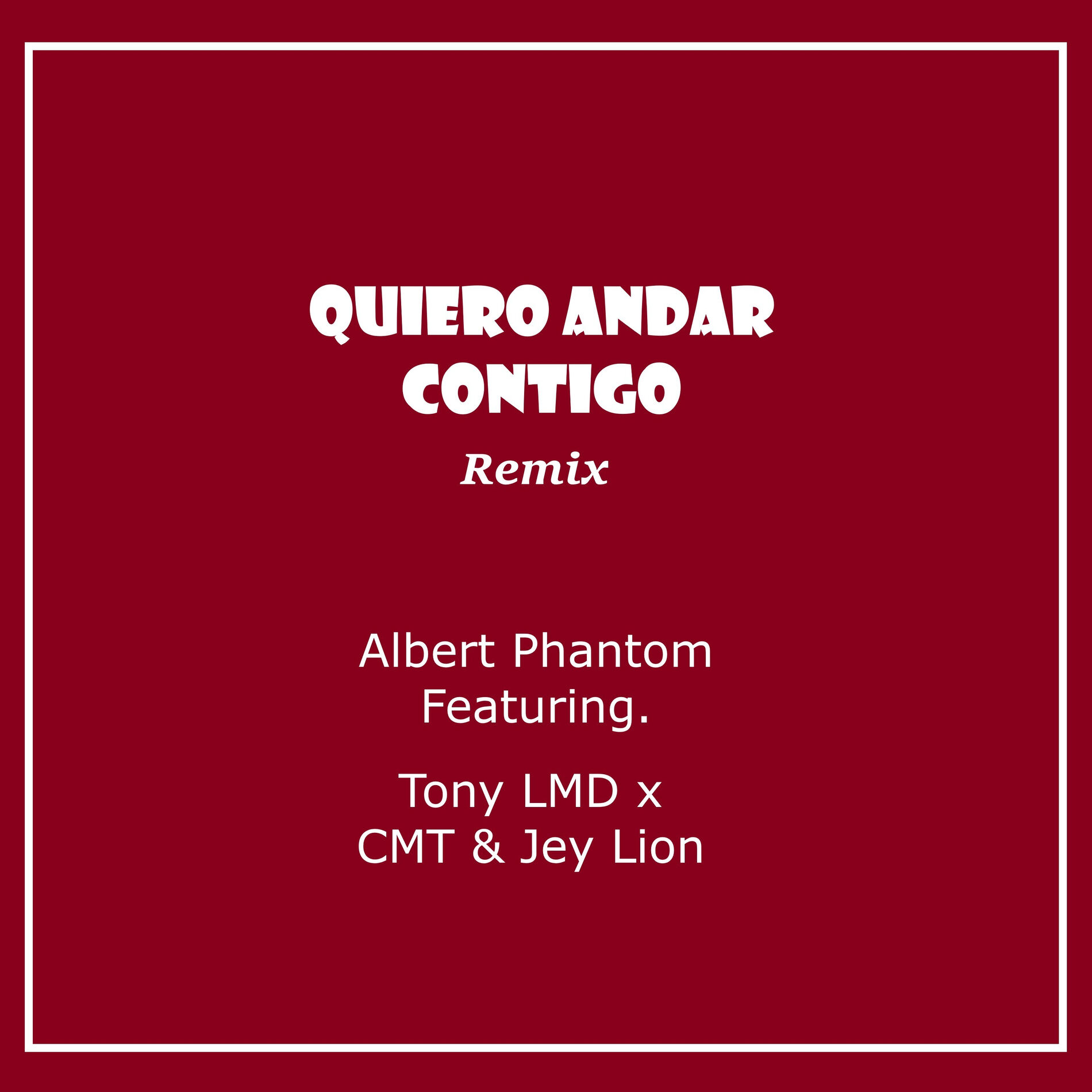 Album cover of Quiero Andar Contigo (Remix)
