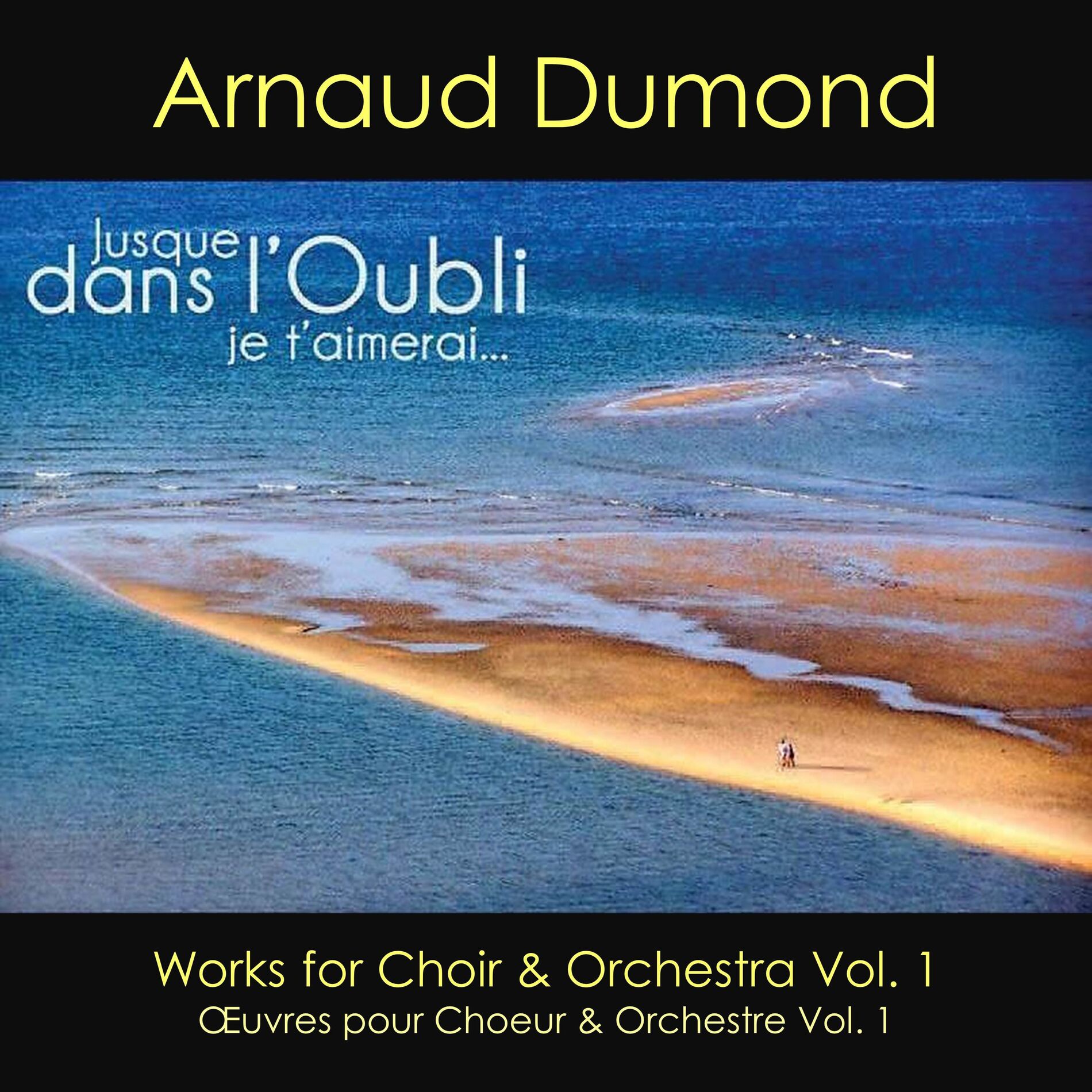 Album cover of Jusque dans l'Oubli je t'aimerai (Works for Choir & Orchestra Vol. 1)
