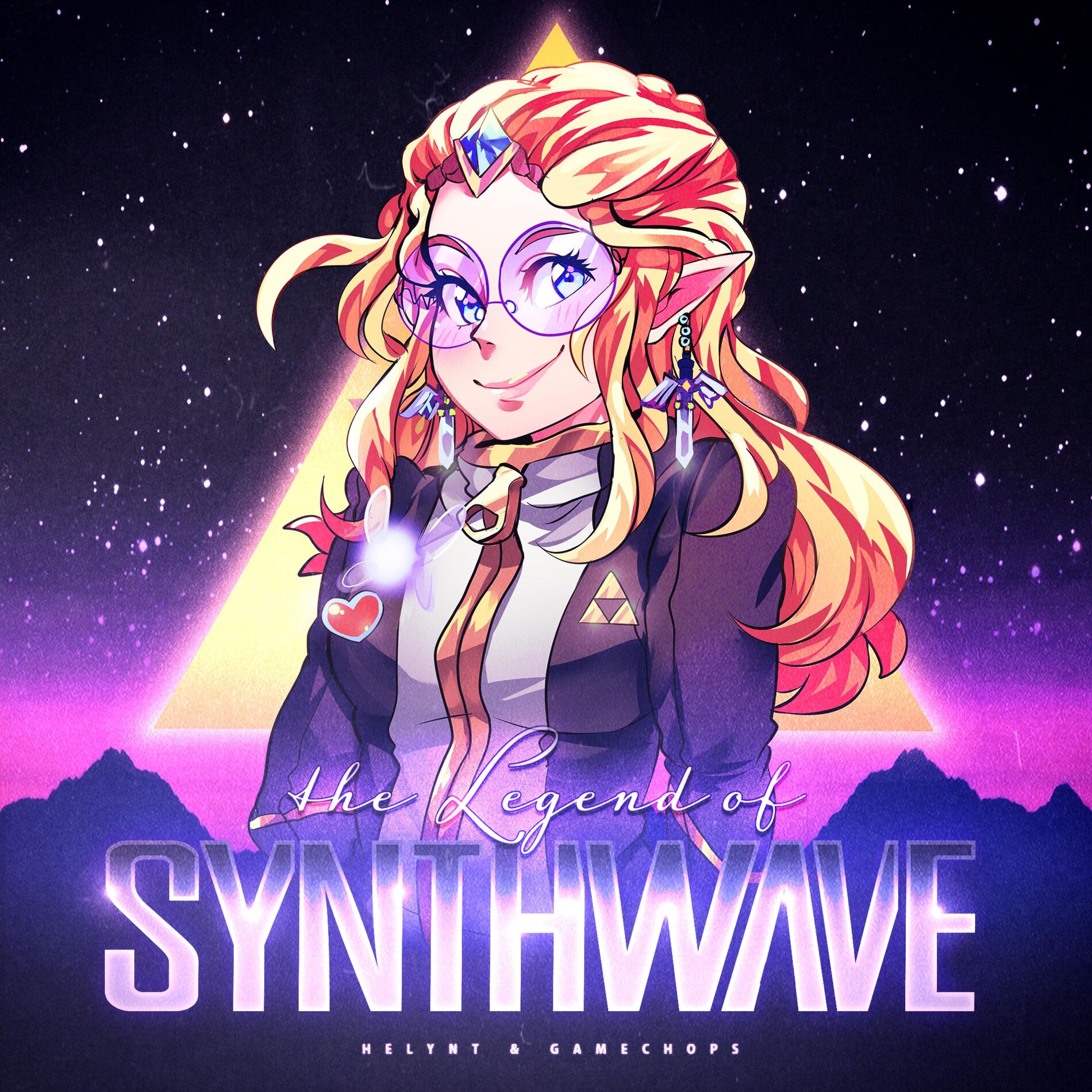 Album cover of Legend of Synthwave