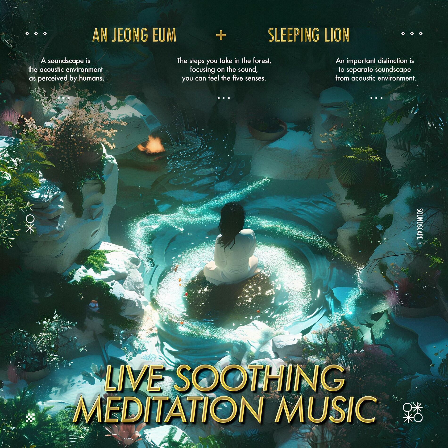 Album cover of Live Soothing Music for Meditation