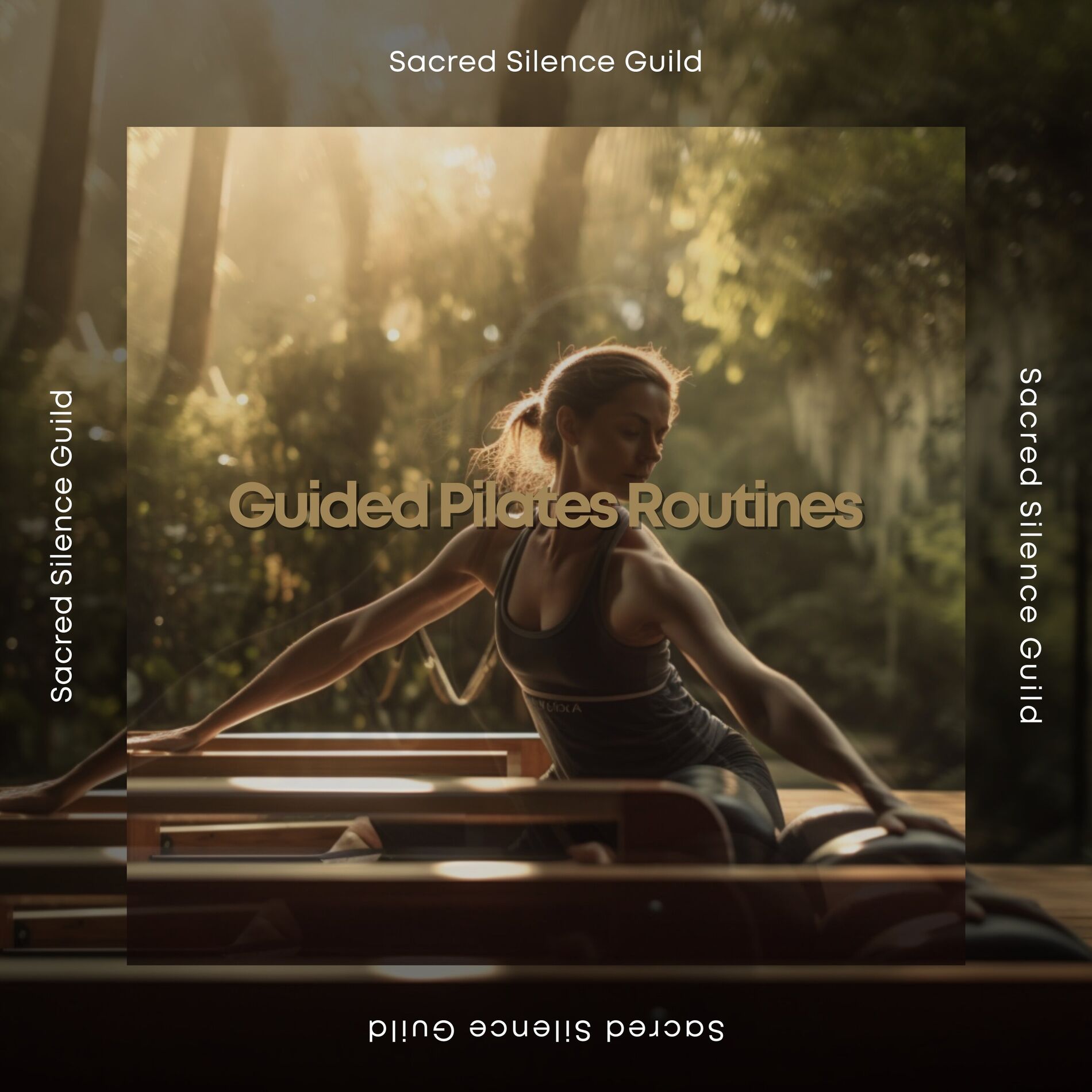 Album cover of Guided Pilates Routines - Focus on Strengthening Your Core and Improving Flexibility