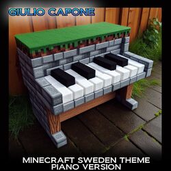 Cover of Minecraft: Sweden Theme (Piano Version)