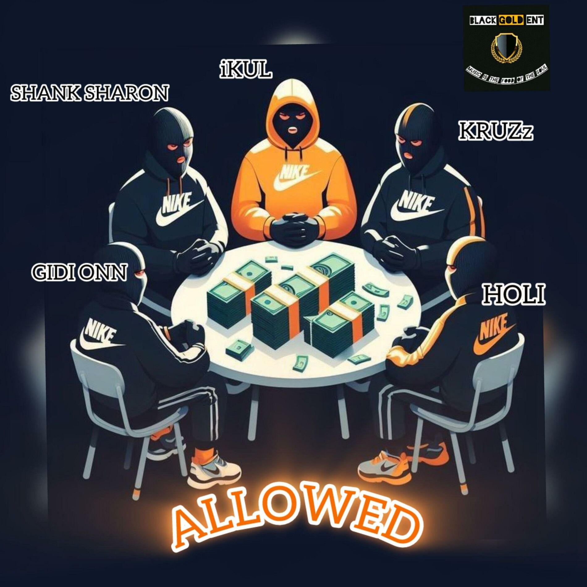 Album cover of Allowed (feat. GIDI ONN, SHANK SHARON, KRUZz & HOLI)