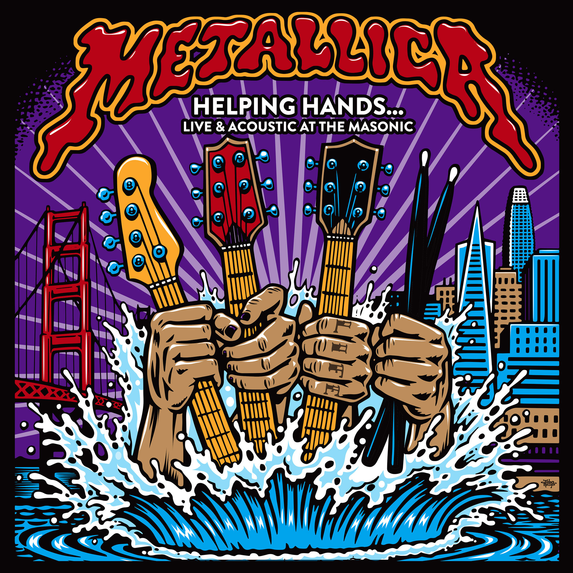 Album cover of Helping Hands...Live & Acoustic at The Masonic