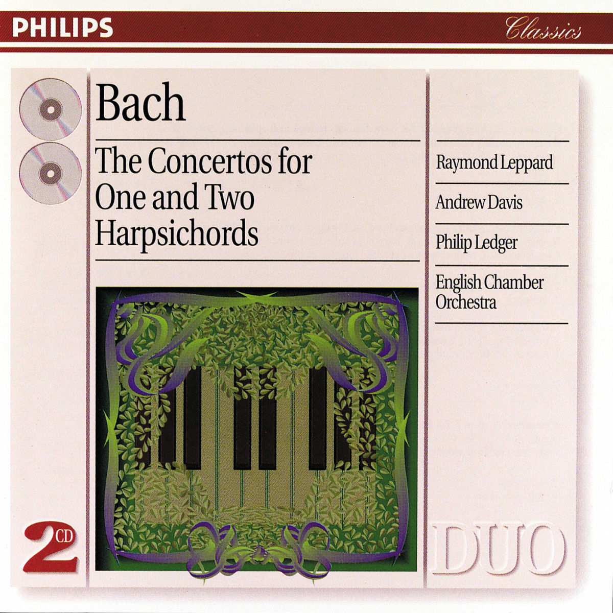 Album cover of Bach, J.S.: The Concertos for One and Two Harpsichords