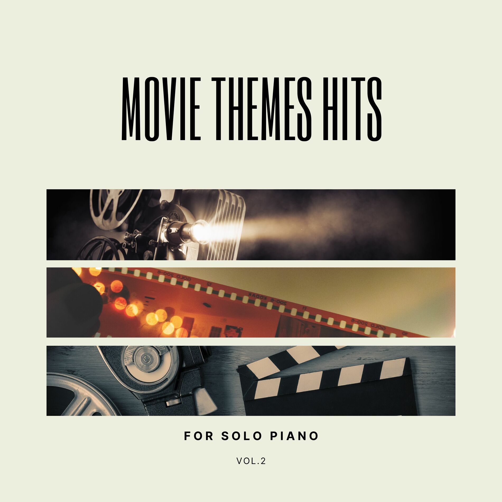 Album cover of Movie Themes Hits for Solo Piano, Vol. 2