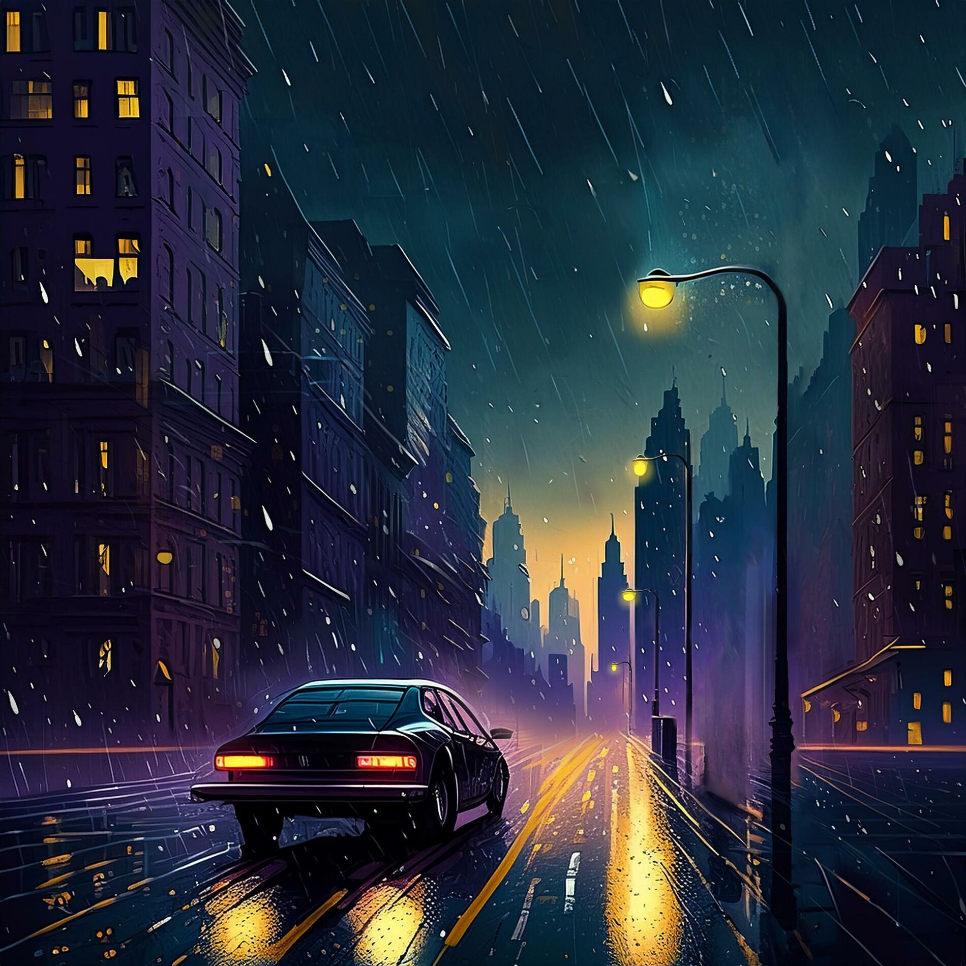 Album cover of Rainy Midnight Ride