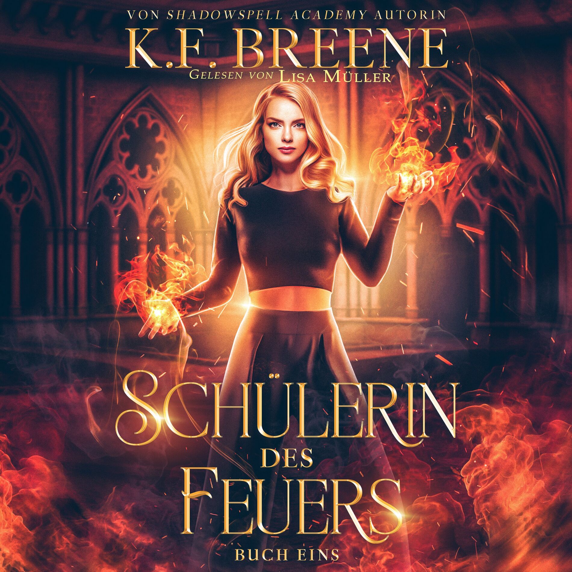 Album cover of Schülerin des Feuers - Fantasy mit Spice (Romantasy Hörbücher)