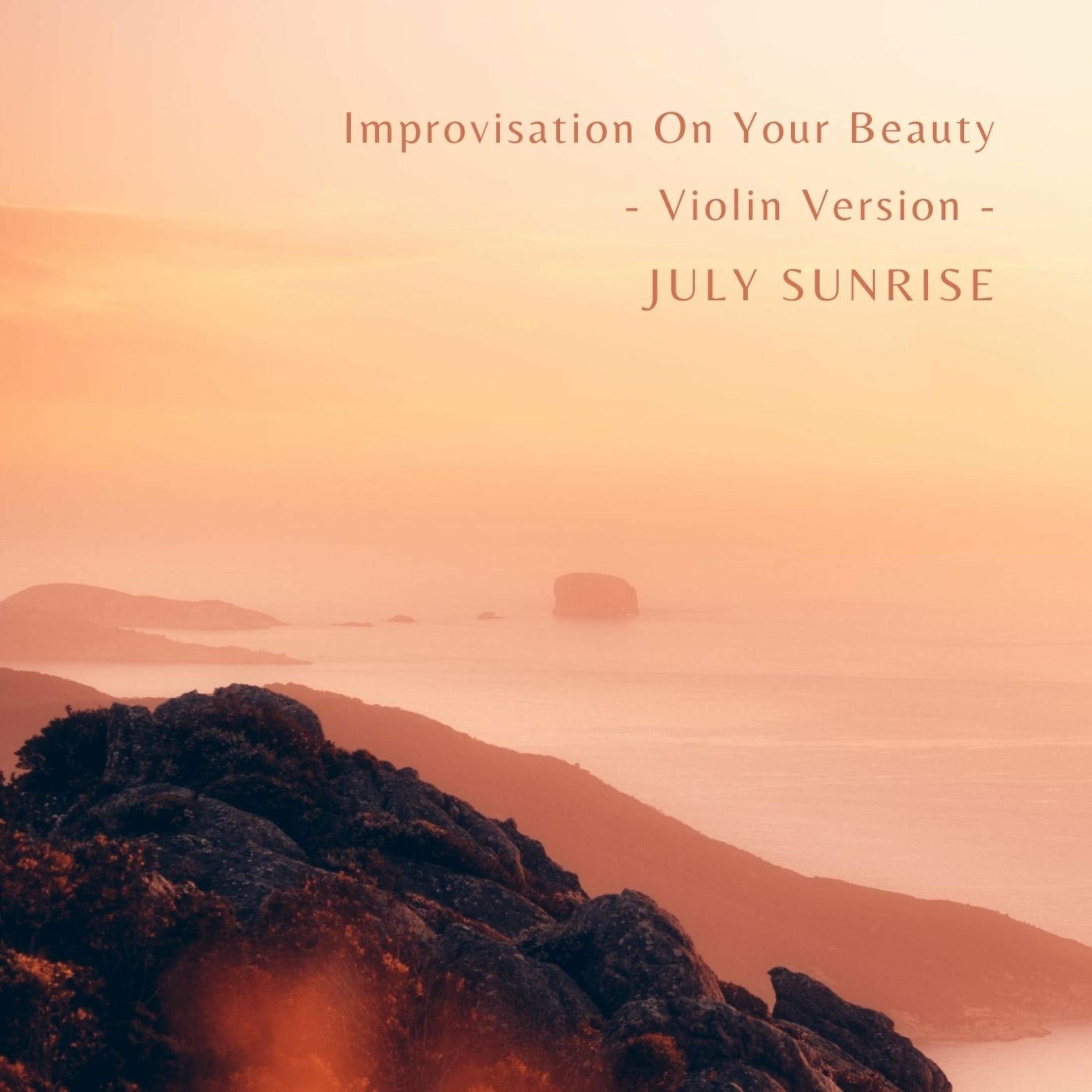 Album cover of Improvisation On Your Beauty (Violin Version)