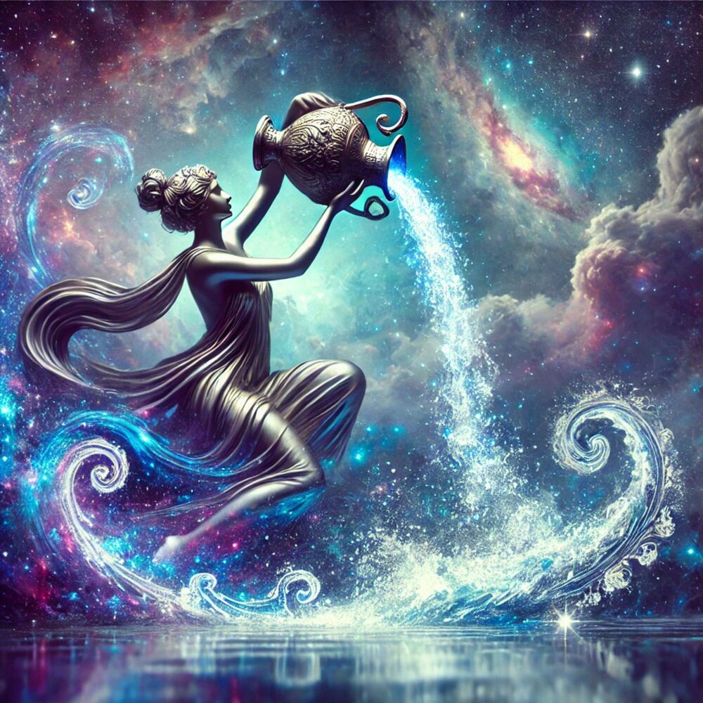 Picture of Aquarius Energy Ritual Frequency: Gentle Cleanse, Astrology Meditation Music