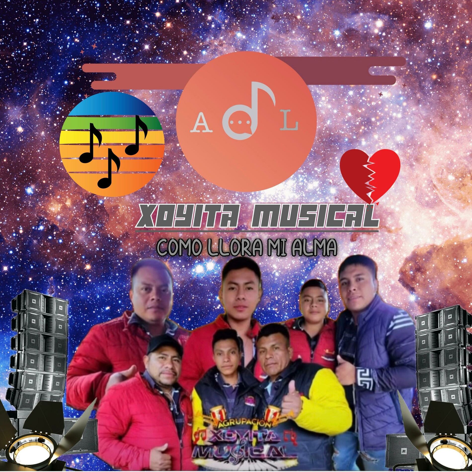 Album cover of como llora mi alma xoyita musical en vivo