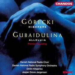 Cover of Gubaidulina: Alleluia - Gorecki: Miserere