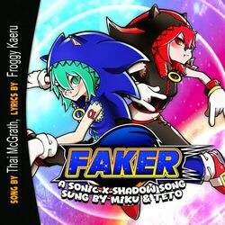 Cover of Faker (Sonic x Shadow Song) (feat. Kasane Teto & Hatsune Miku) [Vocaloid SynthV Version]