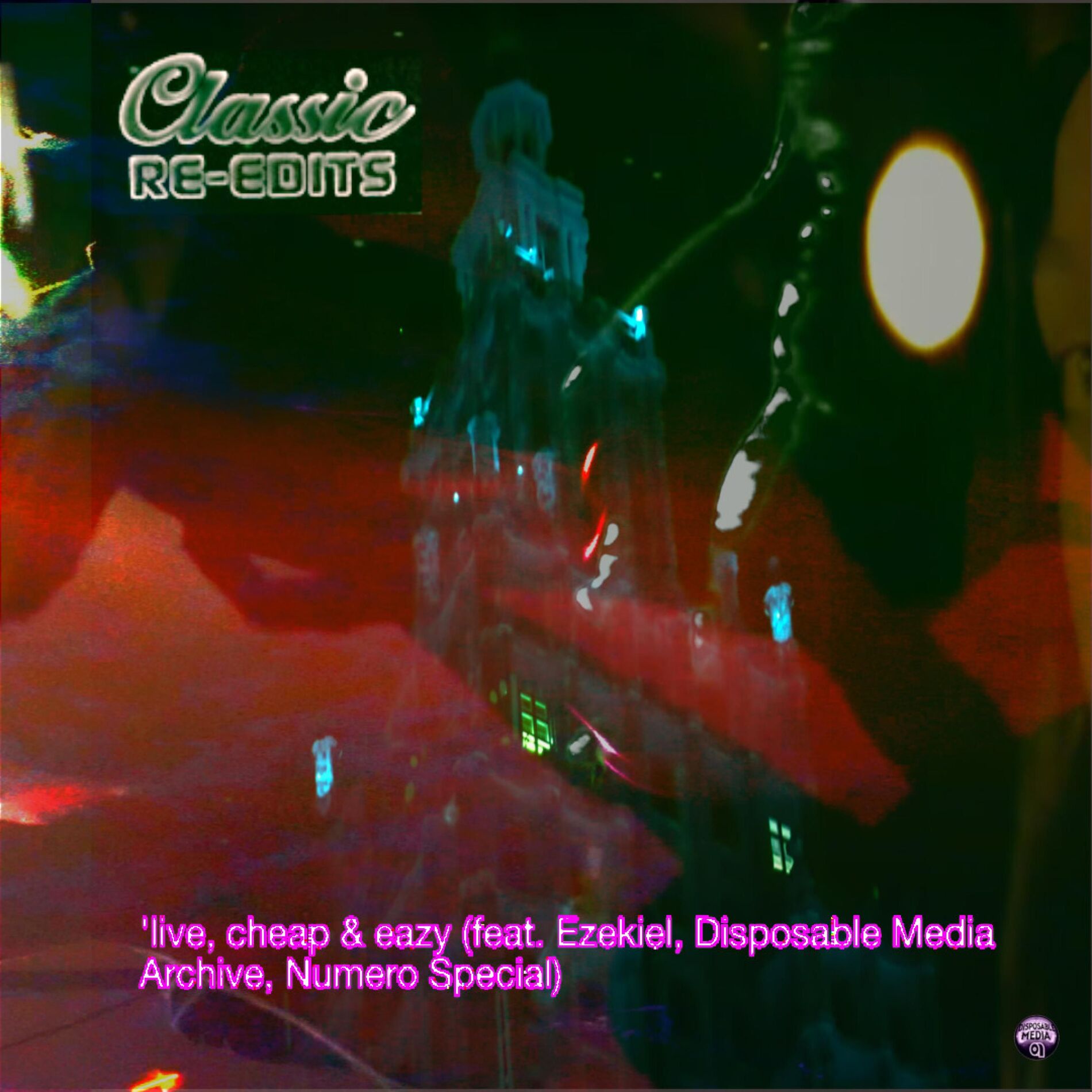 Album cover of 'live, cheap & eazy (feat. Ezekiel, Disposable Media Archive & Numero Special) [Live]