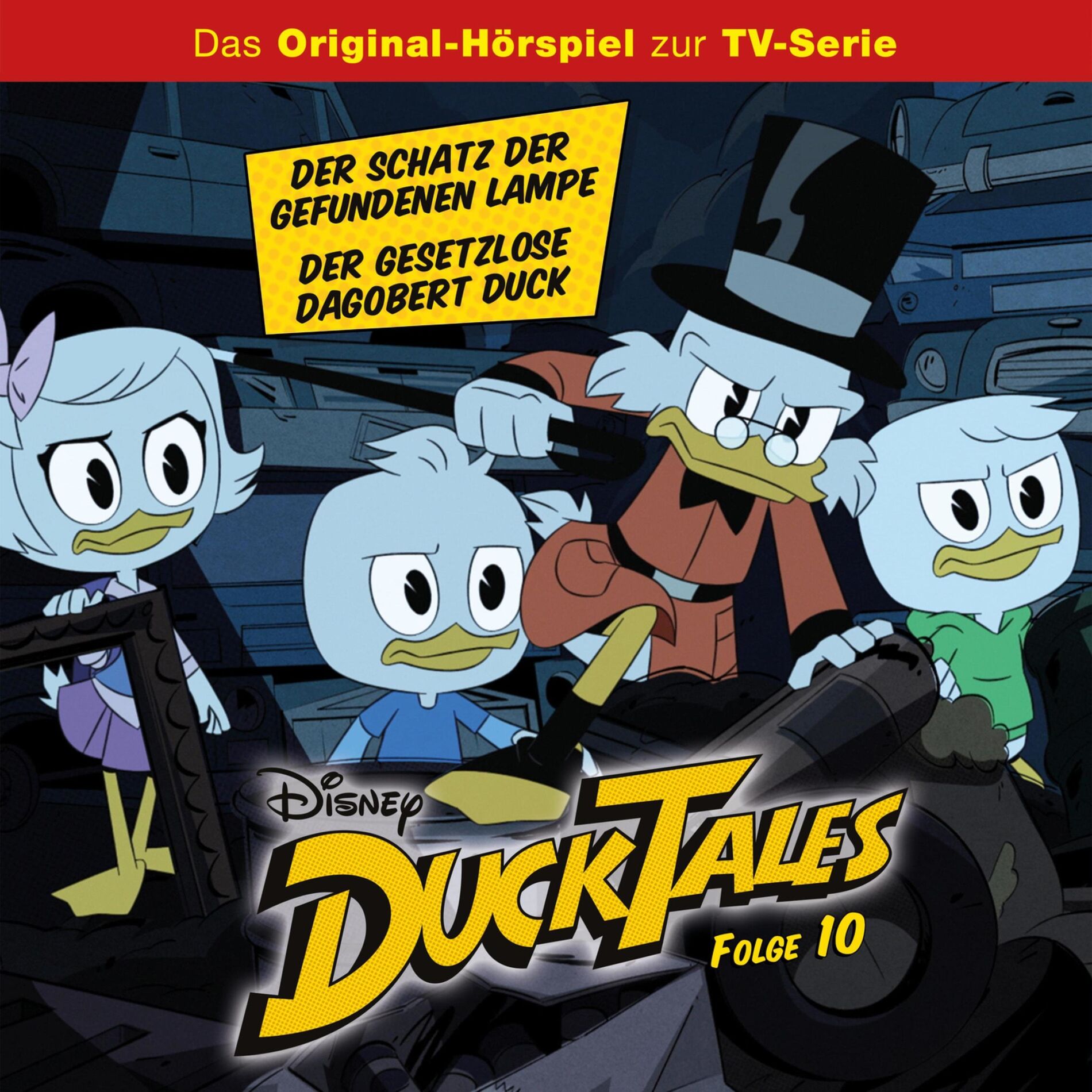 Album cover of 10: Der Schatz der gefundenen Lampe / Der Gesetzlose Dagobert Duck (Hörspiel zur Disney TV-Serie)