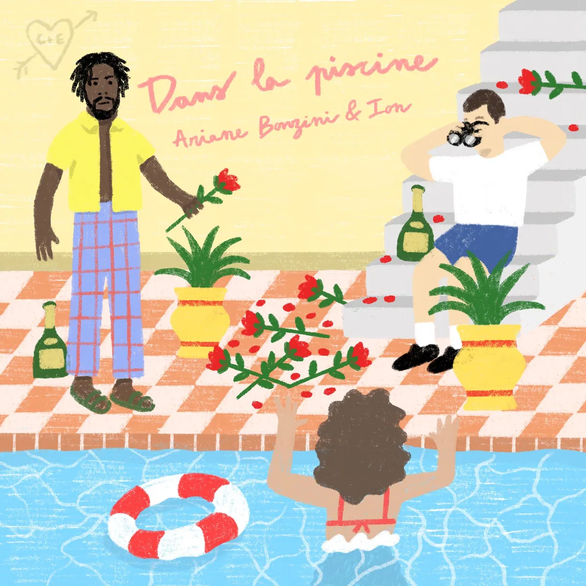 Dans la piscine, Ariane Bonzini