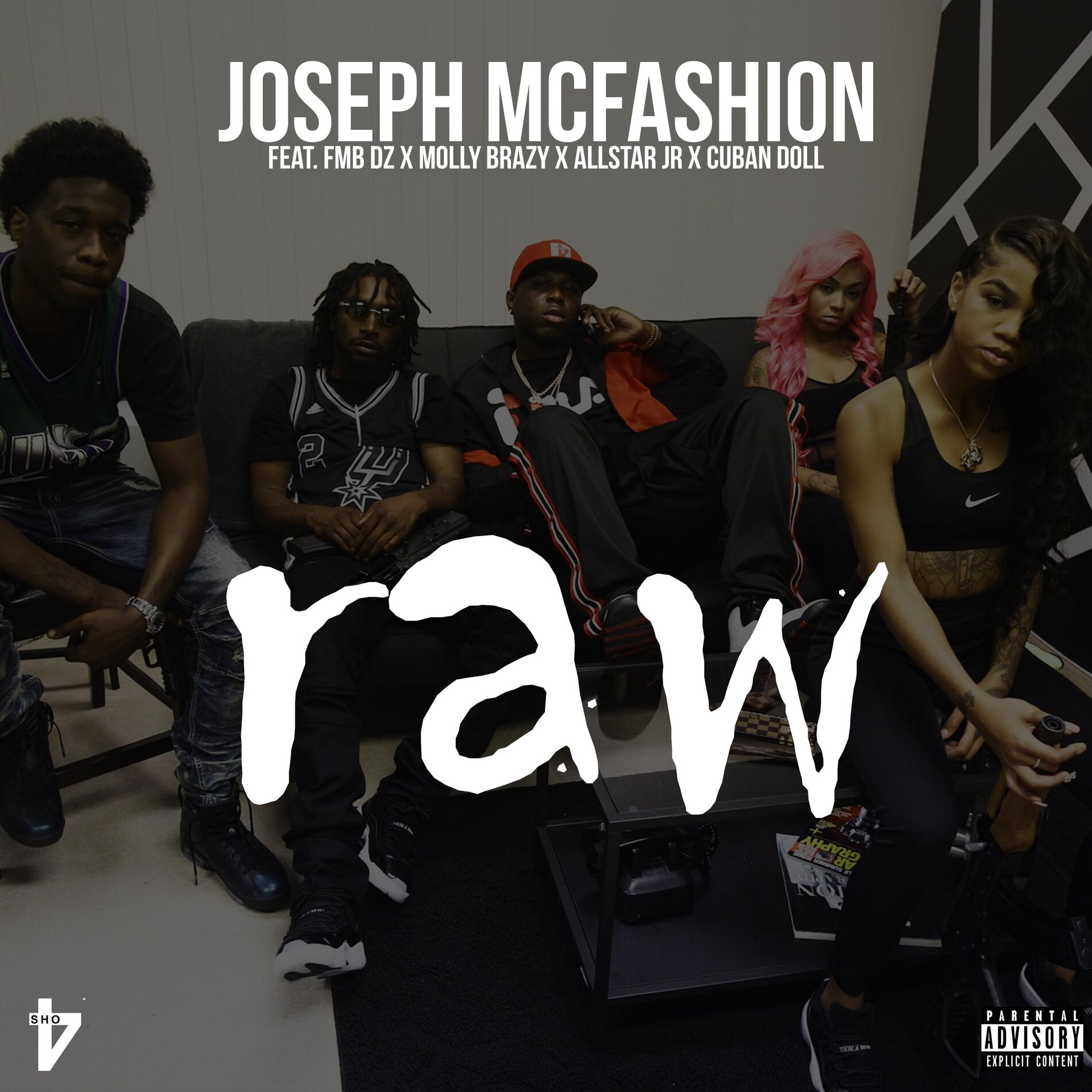 Album cover of Raw (feat. Molly Brazy, FMB DZ & Cuban Doll)