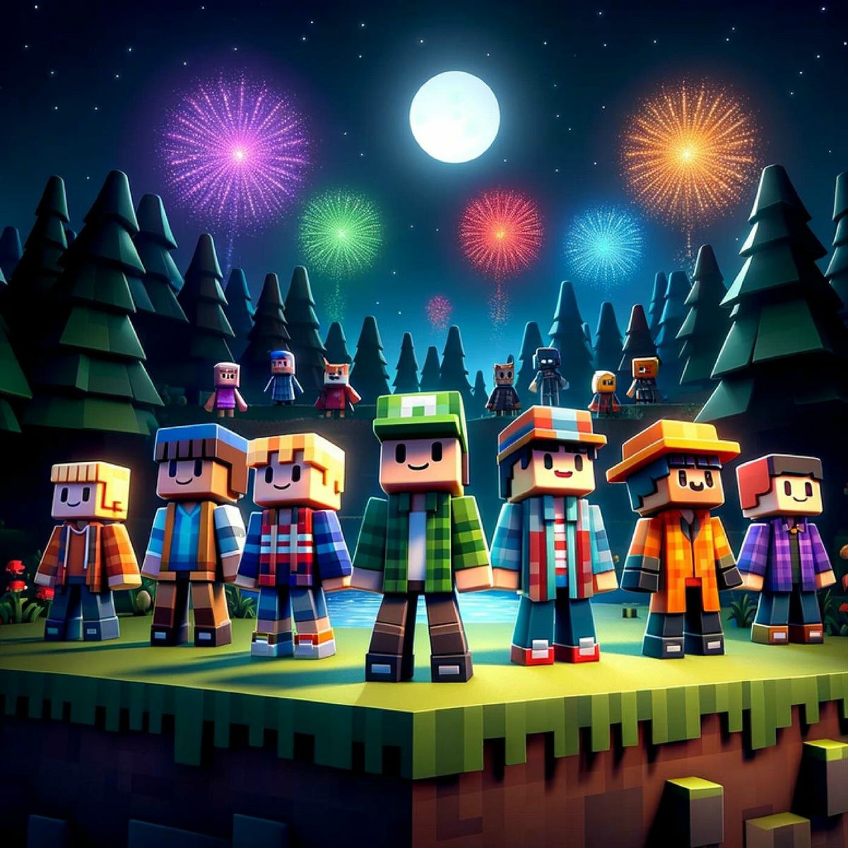 Album cover of Auf geht’s Minecraft Freunde