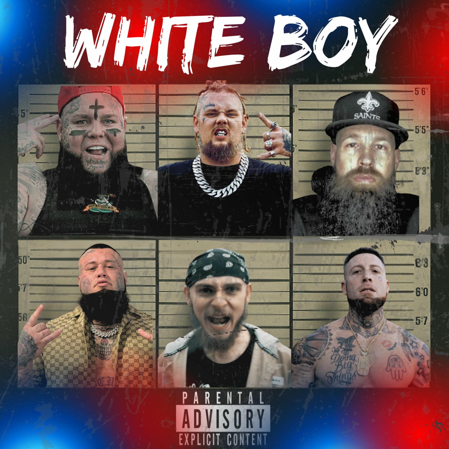Album cover of White Boy (feat. Rocky Luciano, Mesus & SHOCKA HUSTLEMANE)