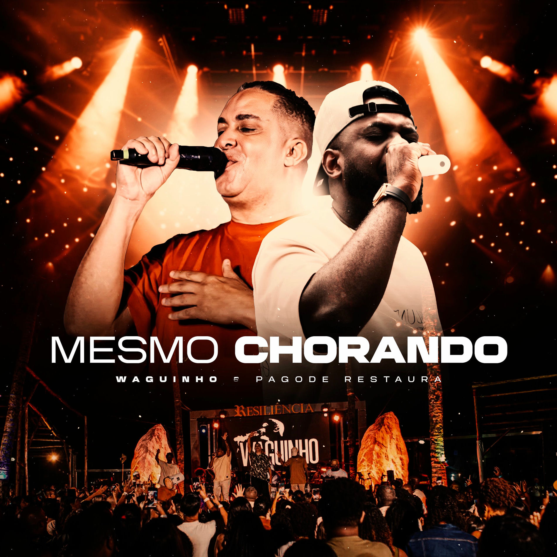 Album cover of Mesmo Chorando (Ao Vivo)