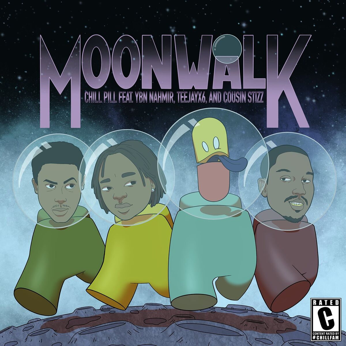 Album cover of Moonwalk (feat. YBN Nahmir, Teejayx6 & Cousin Stizz)