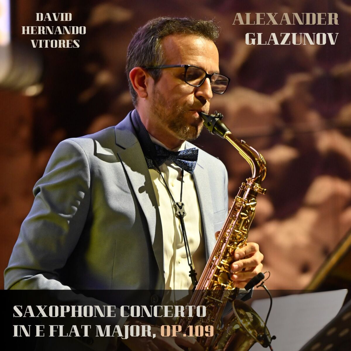 Album cover of Alexander Glazunov - Saxophone Concerto in E flat major, Op. 109